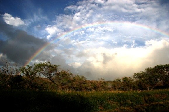 Chasin' rainbows with my sister in North Kohala near Mahukona, Hawai'i!